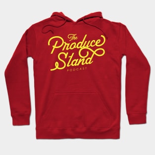 The Produce Stand Podcast secondary logo yello Hoodie